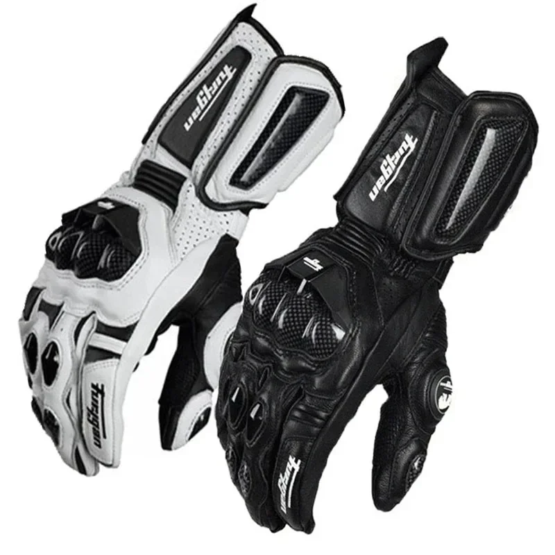 Leather Work Winter Gloves - Hakiki Deri Erkek Luva Sürme Moto