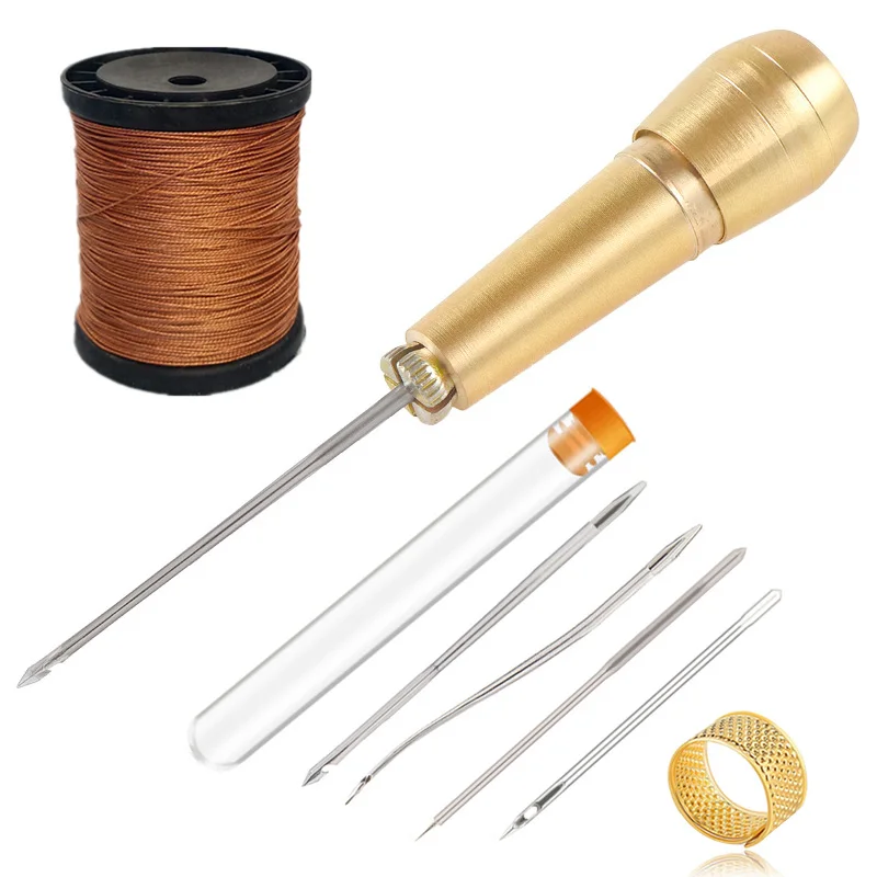 Leatherwork Thread - Deri dikiş kiti DIY deri dikiş