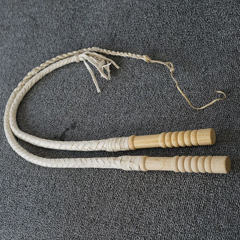 Leatherwork Training - Hakiki deri köpek eğitim kırbaç çalışma