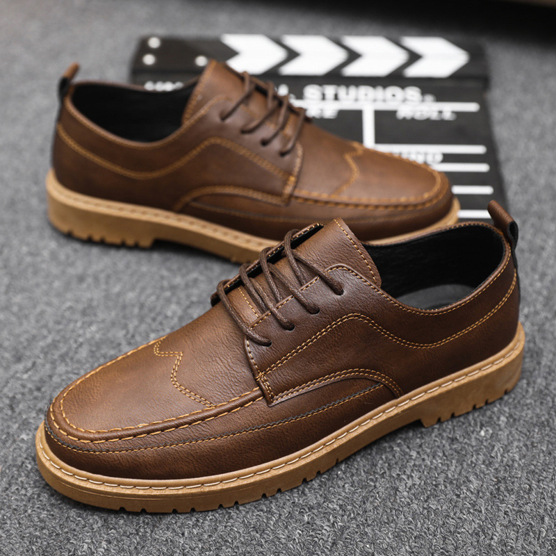 Leatherworking Classic - Marka gündelik erkek ayakkabısı klasik iş