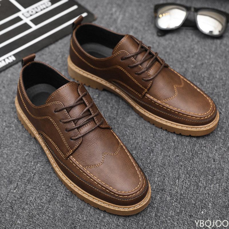 Leatherworking Classic - Erkek Günlük Deri Ayakkabılar Trendy Yaz