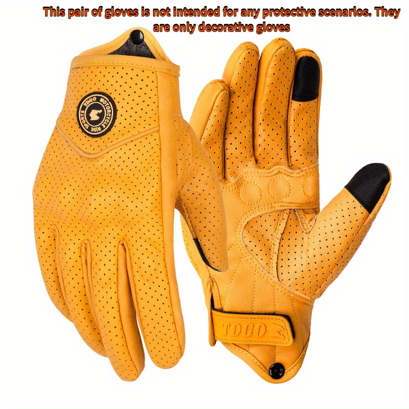 Leather Work Winter Gloves - Motosiklet Eldivenleri Rüzgar Geçirmez ve Su