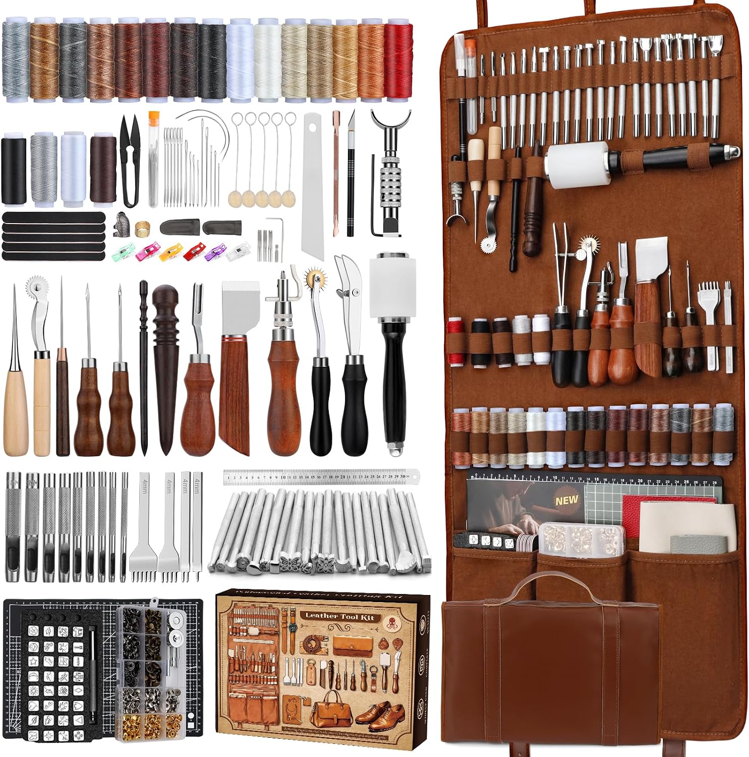 For Leather Work - Deri İşleme Seti, Deri İşleme Aletleri