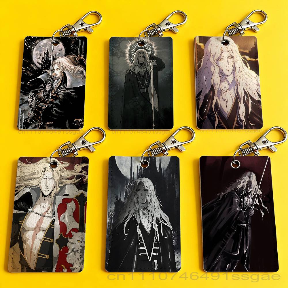 For Leather Work - Oyun C-Castlevania Alucard Rozet Tutucu Anahtarlık
