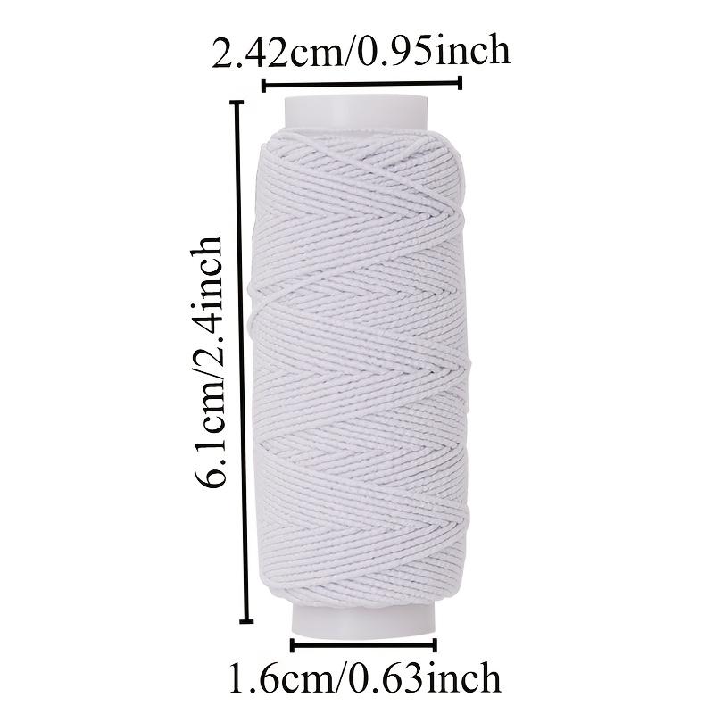 20 m Siyah Beyaz Elastik Iplik - Waxed Thread Linen incelemesi ve fiyatı