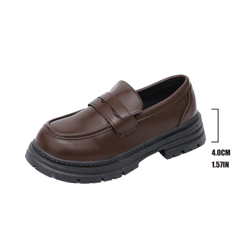 Kadın Kahverengi Deri Loafer'l - Leather Work Flats Women incelemesi ve fiyatı