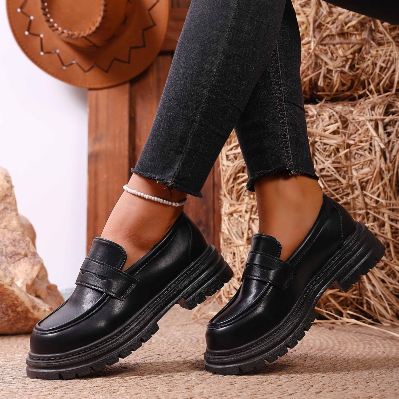 Kadın Kahverengi Deri Loafer'l - Leather Work Flats Women incelemesi ve fiyatı