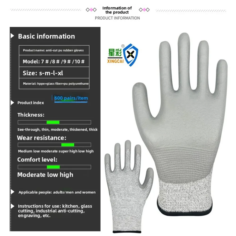 Seviye 5 Kesilmeye Dayanıklı E - Leveling Leatherworking incelemesi ve fiyatı