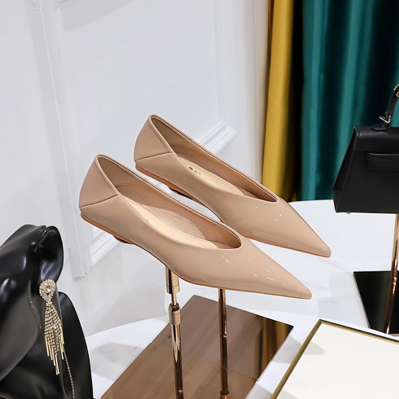 Moda Kadın 1 cm Düşük Topuklu  - Leather Work Flats Women incelemesi ve fiyatı