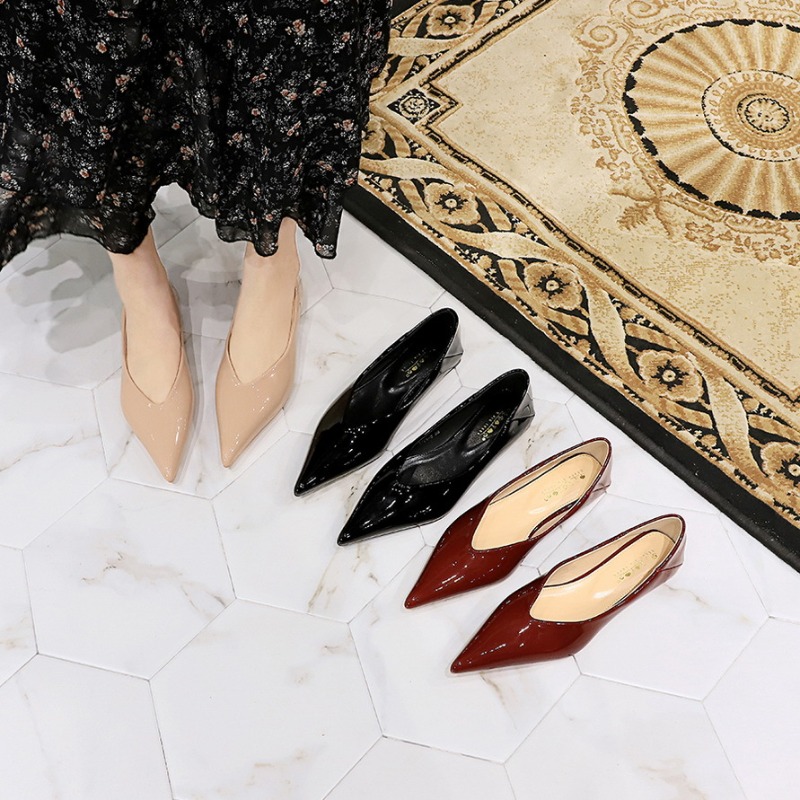 Moda Kadın 1 cm Düşük Topuklu  - Leather Work Flats Women incelemesi ve fiyatı