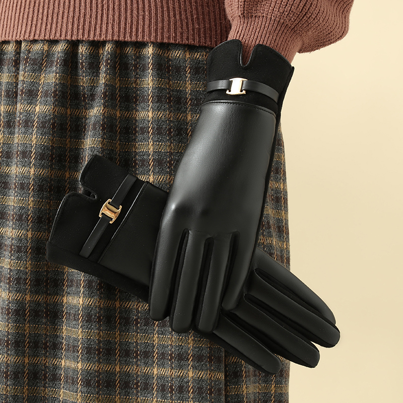 Kışın Kadınlar için 1 Çift Eld - Leather Work Winter Gloves incelemesi ve fiyatı