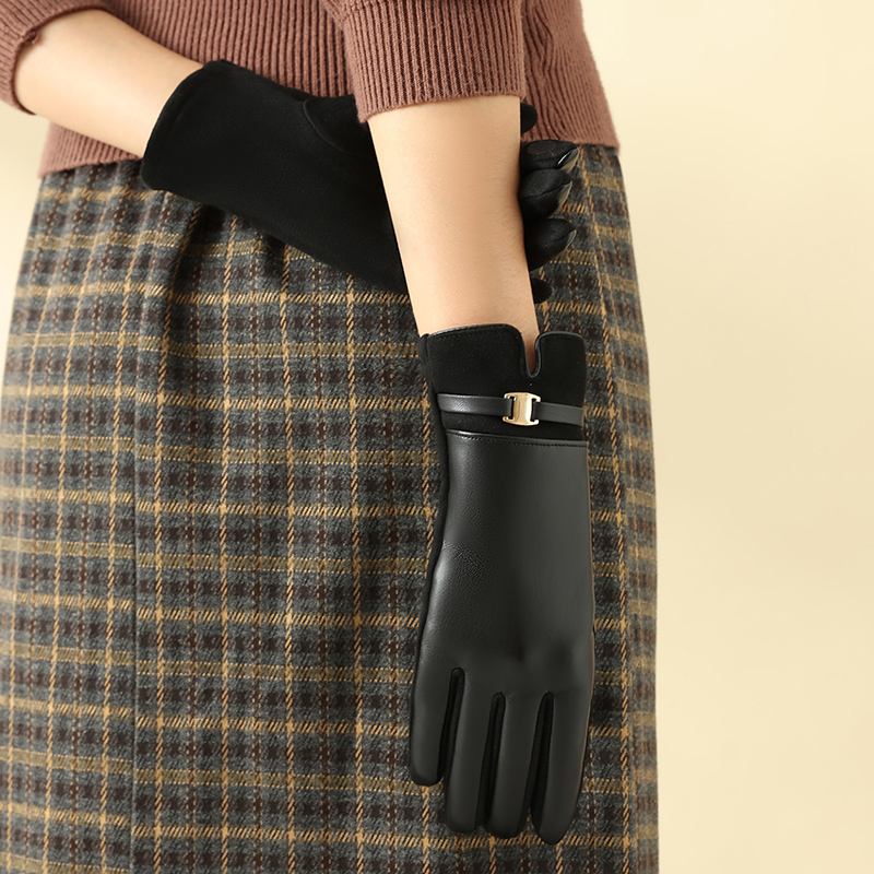 Kışın Kadınlar için 1 Çift Eld - Leather Work Winter Gloves incelemesi ve fiyatı