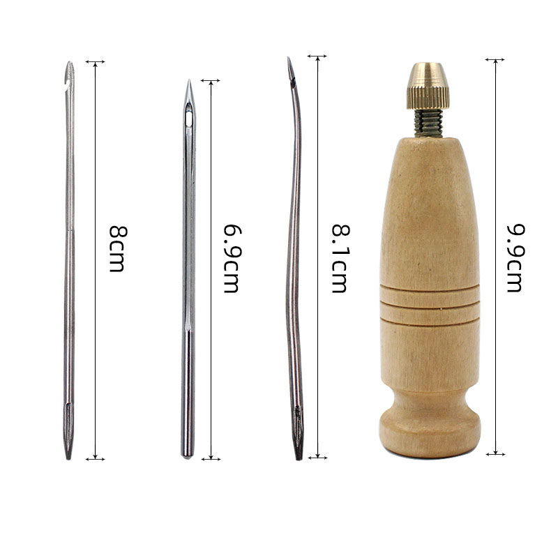 1 Set DIY Deri Dikiş Sivri İğn - Leatherwork Thread incelemesi ve fiyatı