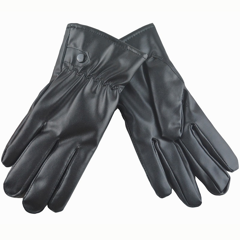 Kış Modası Siyah PU Deri Eldiv - Leather Work Winter Gloves incelemesi ve fiyatı