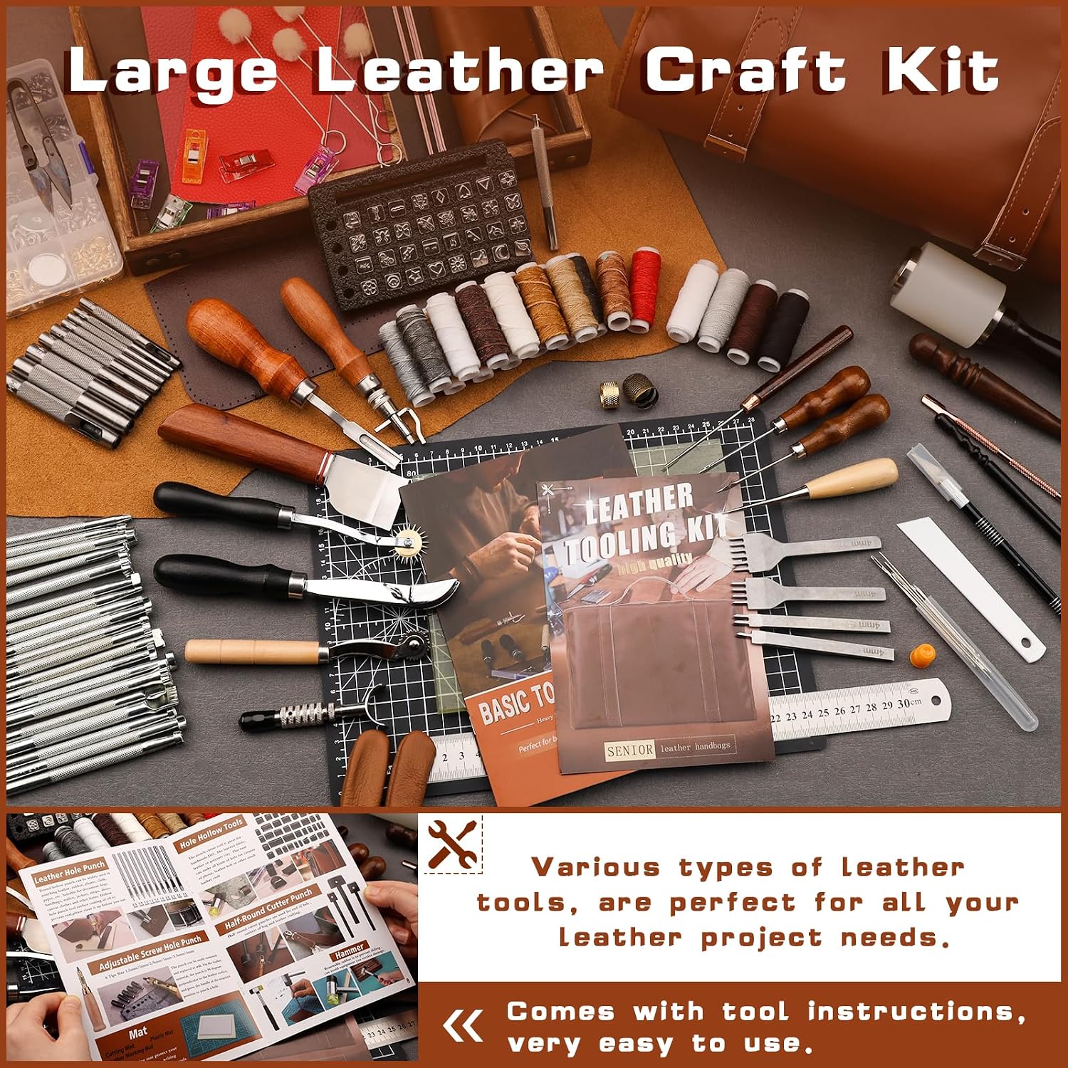 Deri İşleme Seti, Özel El Çant - For Leather Work incelemesi ve fiyatı