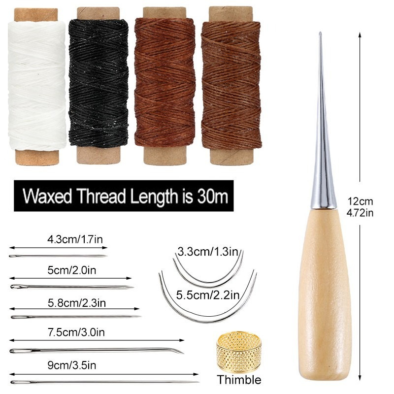 13 Parça Deri Dikiş Seti Çanta - Leatherwork Thread incelemesi ve fiyatı