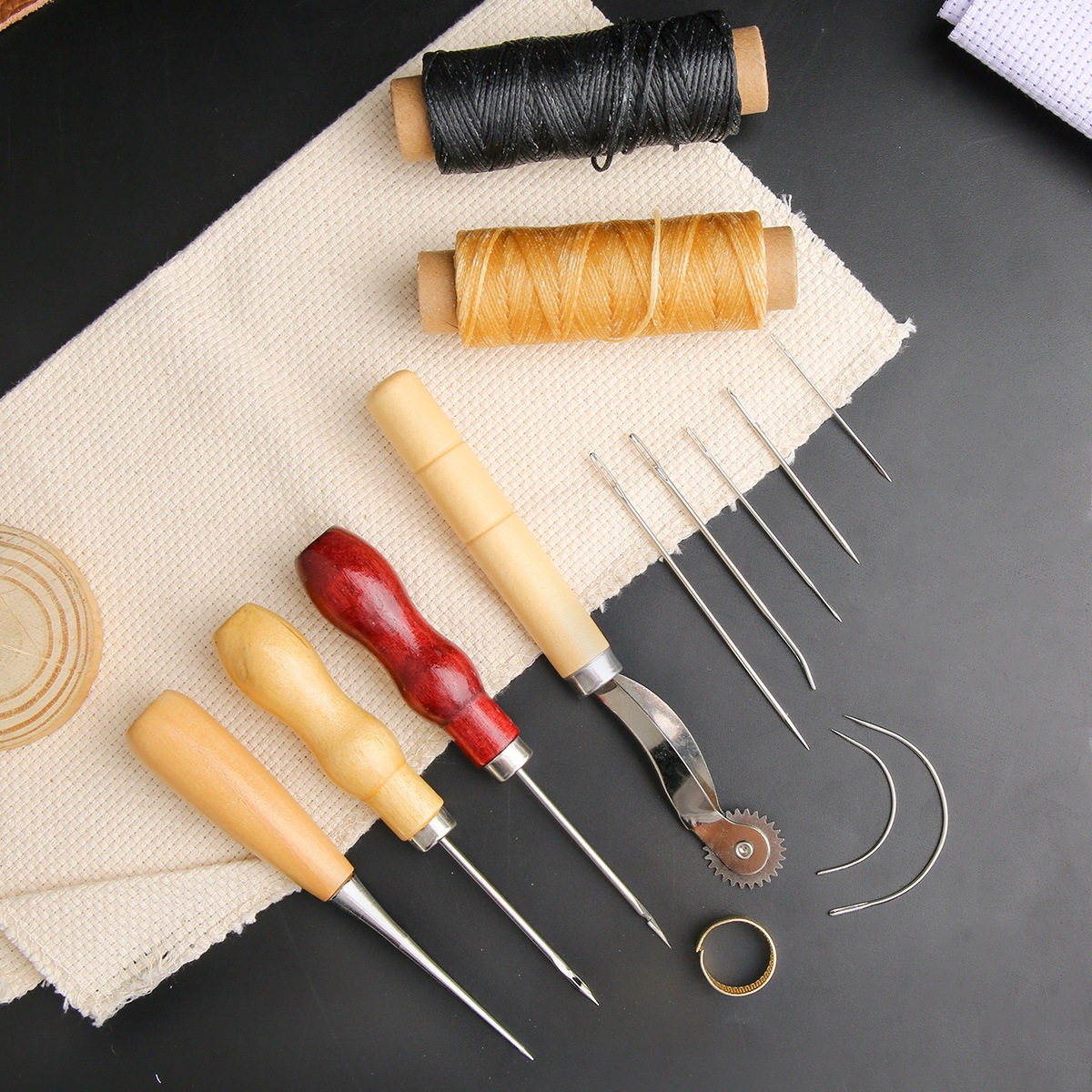 13 Parça Deri Dikiş Seti Çanta - Leatherwork Thread incelemesi ve fiyatı