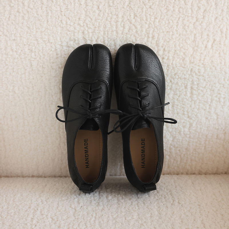Hakiki Deri Koyun Derisi Tabi  - Leather Work Flats Women incelemesi ve fiyatı