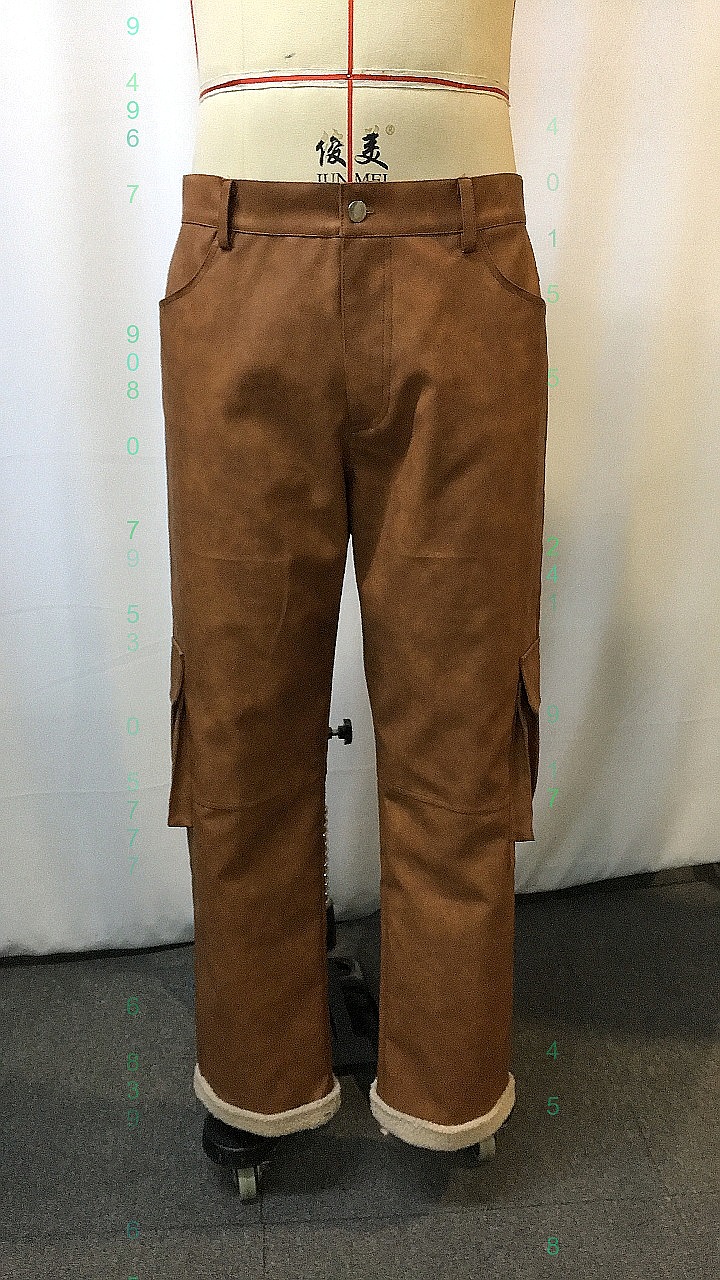 Erkek Vintage Kahverengi PU De - Leather Work Overalls incelemesi ve fiyatı