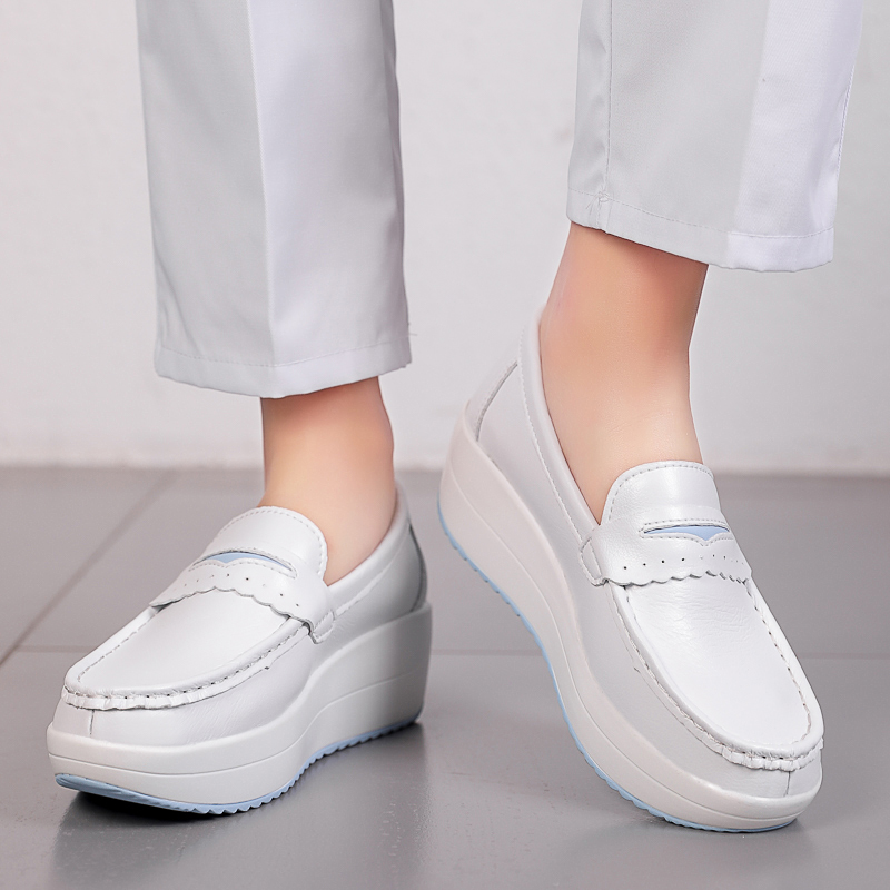 Stronwomen kadın platformu tak - Leather Work Flats Women incelemesi ve fiyatı