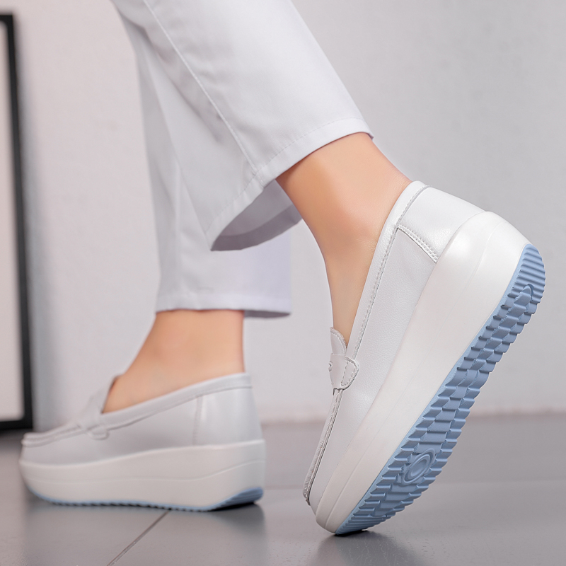 Stronwomen kadın platformu tak - Leather Work Flats Women incelemesi ve fiyatı
