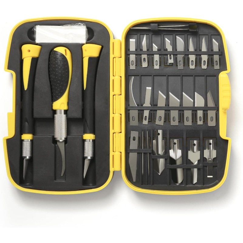 30 Parça Hassas Hobi Bıçak Set - Leatherwork Hobby incelemesi ve fiyatı